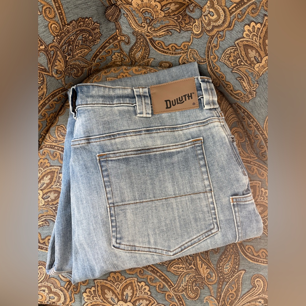 Men's Duluth Relaxed Fit Light Blue Jeans